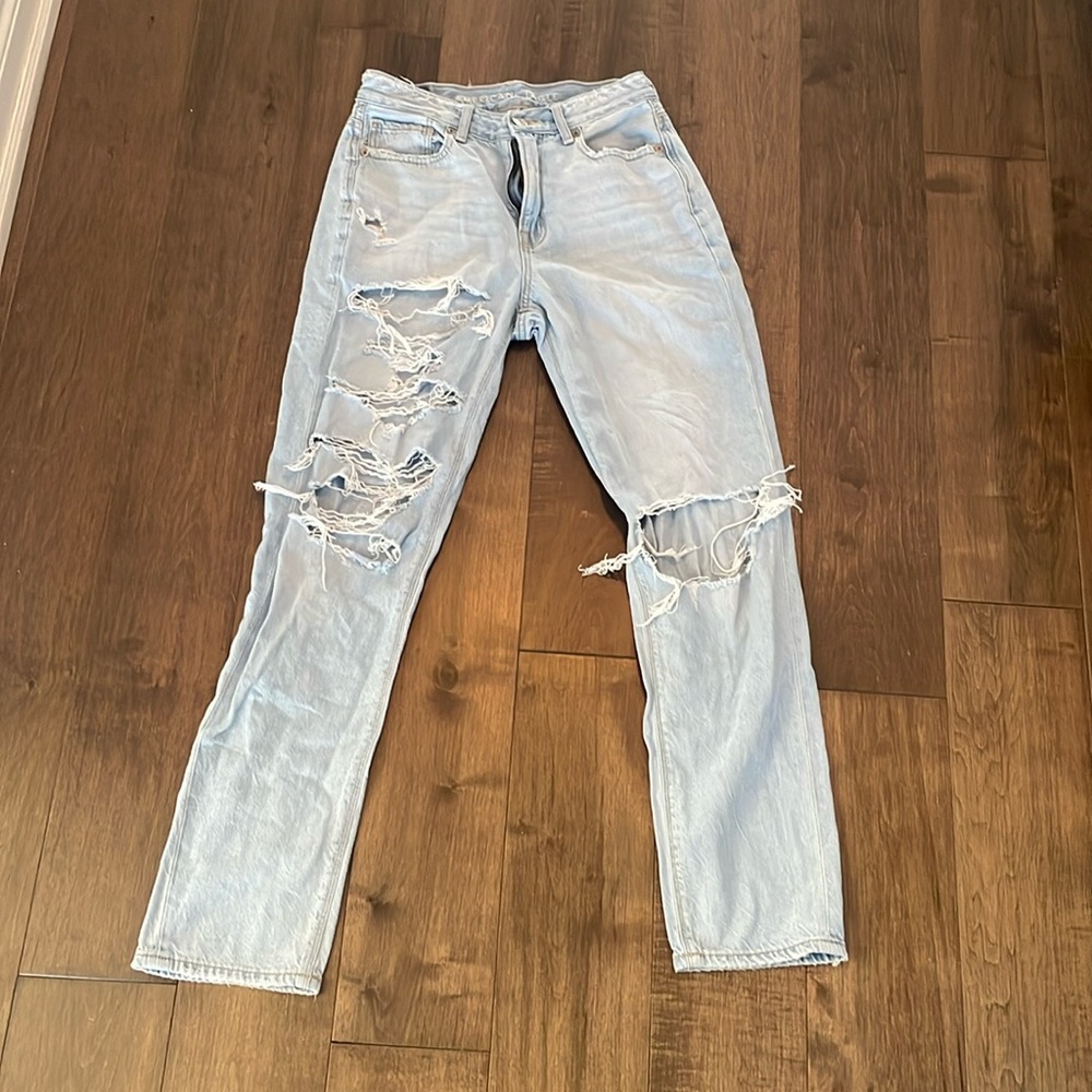 American eagle light blue jeans size 0